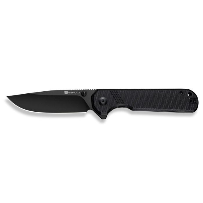 Нож Sencut Aetheris, Darkwash, чорний G10 Фото