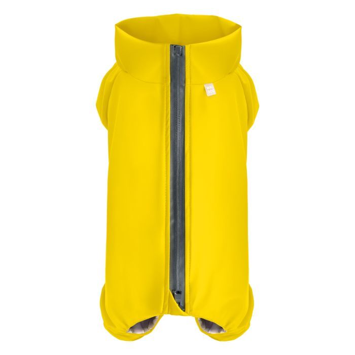 Дождевик для животных WAUDOG Clothes водонепроникний L50 жовтий Фото