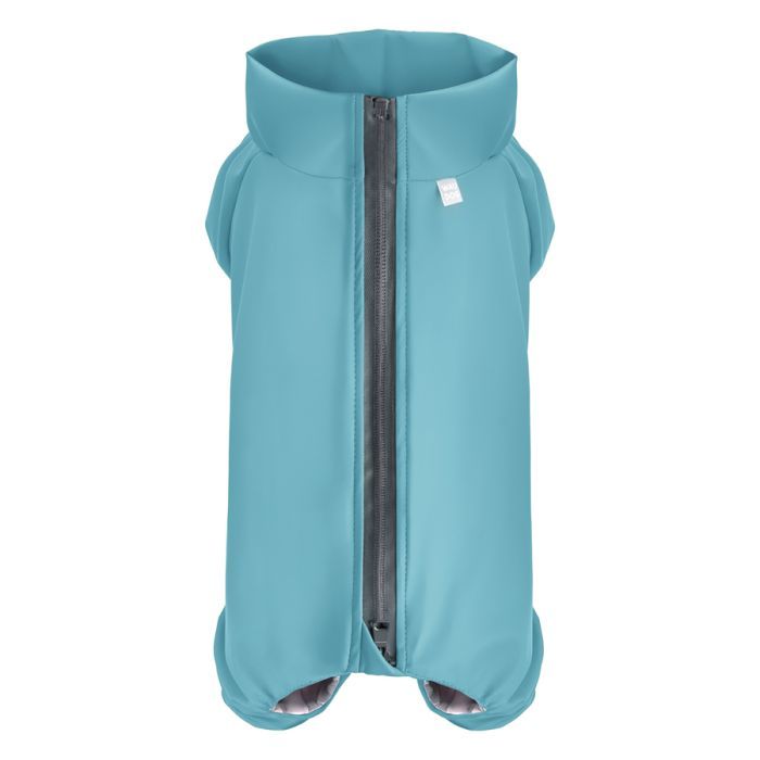 Дождевик для животных WAUDOG Clothes водонепроницаемый S40 голубой Фото