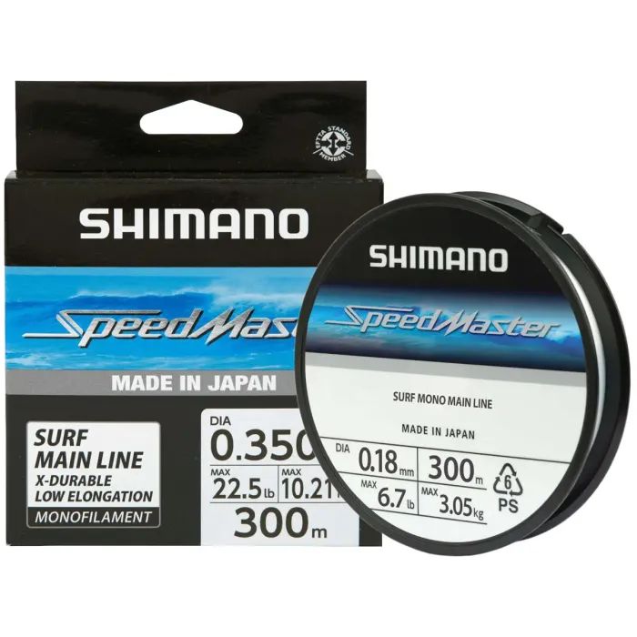 Леска Shimano Speedmaster Surf Mono 300m 0.35mm 10.21kg Фото