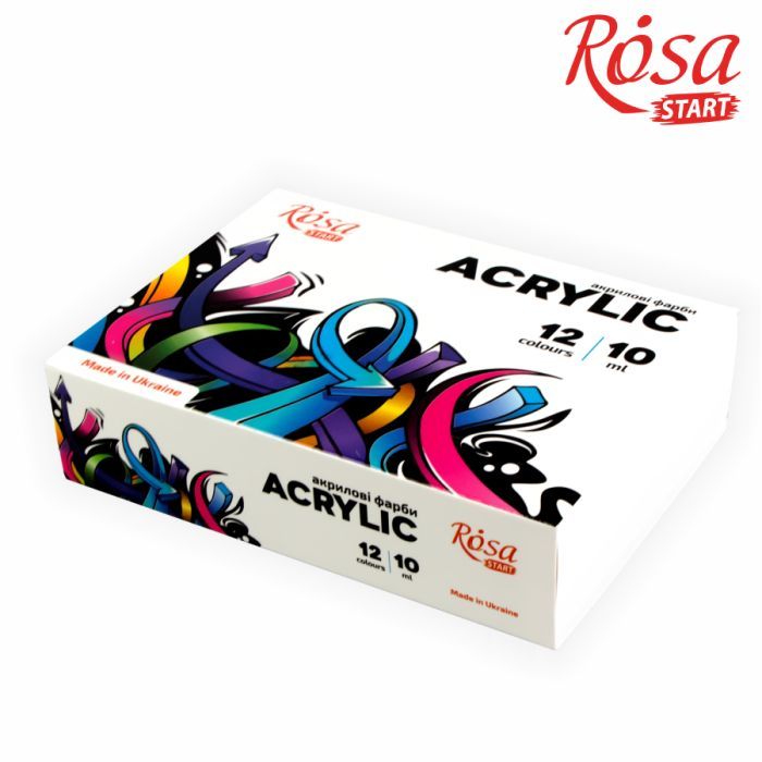 Акриловые краски Rosa START Graffiti 12 x10мл Фото