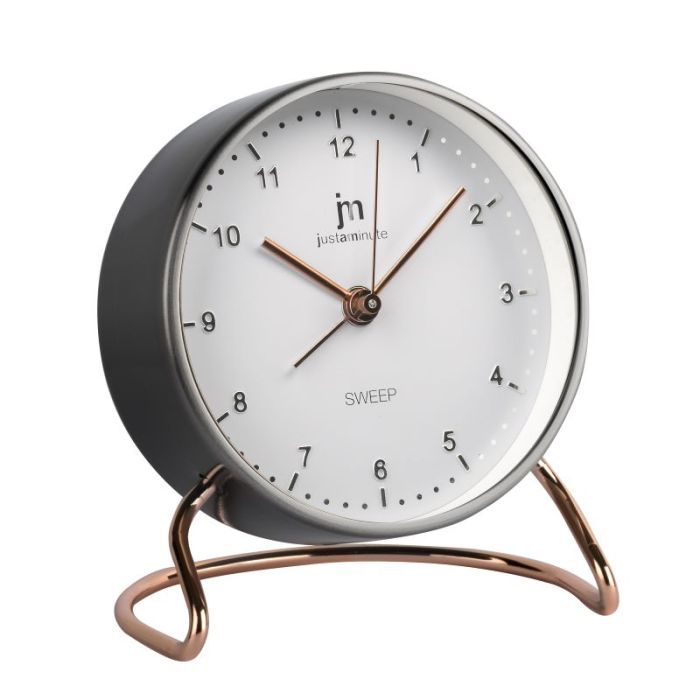 Настольные часы Lowell будильник, сірий Фото