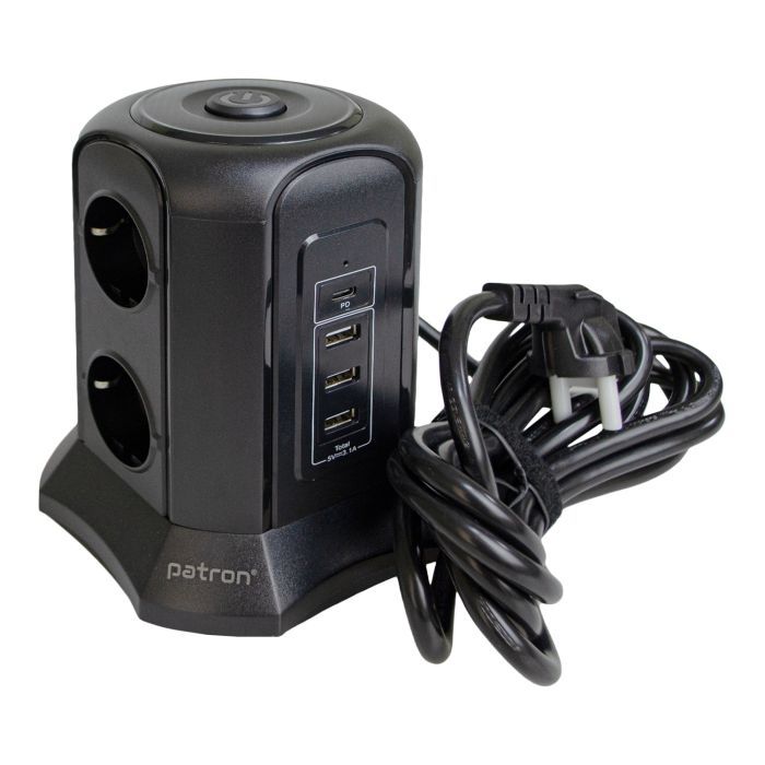 Сетевой фильтр питания Patron SP-1663-USBT Фото