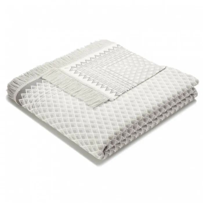 Плед Biederlack Wohndecke Bright Day silver 150х200 Фото