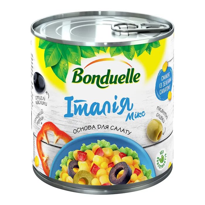 Овощная консервация Bonduelle Овощная смесь Италия Микс 310 г Фото