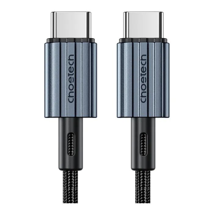 Дата кабель Choetech USB-C to USB-C 2.0m PD60W black Фото
