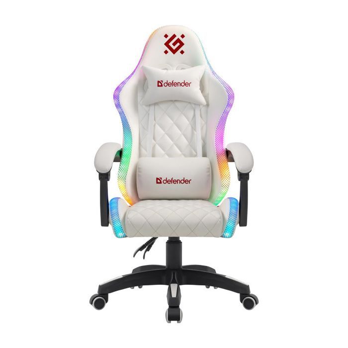 Кресло игровое Defender Energy RGB White Фото