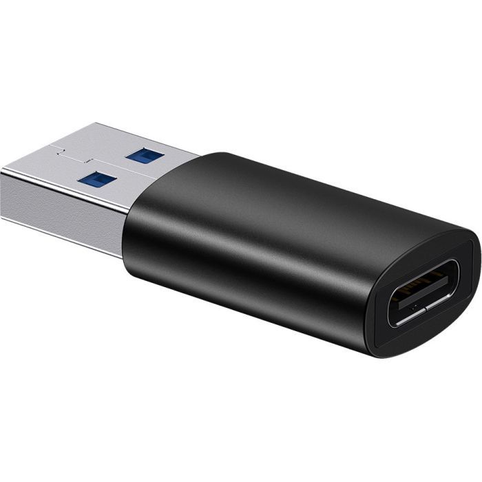 Переходник Baseus USB 3.1 M to USB-C F black Фото