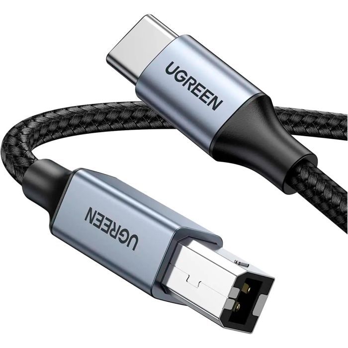 Кабель для принтера Ugreen USB-C 2.0 to BM 1.0m black Фото
