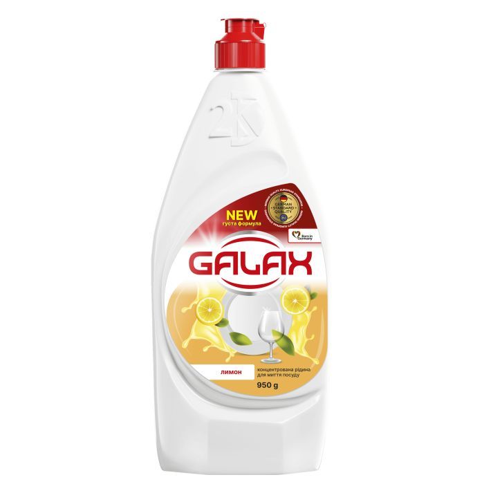 Средство для ручного мытья посуды Galax Лимон 950 г Фото