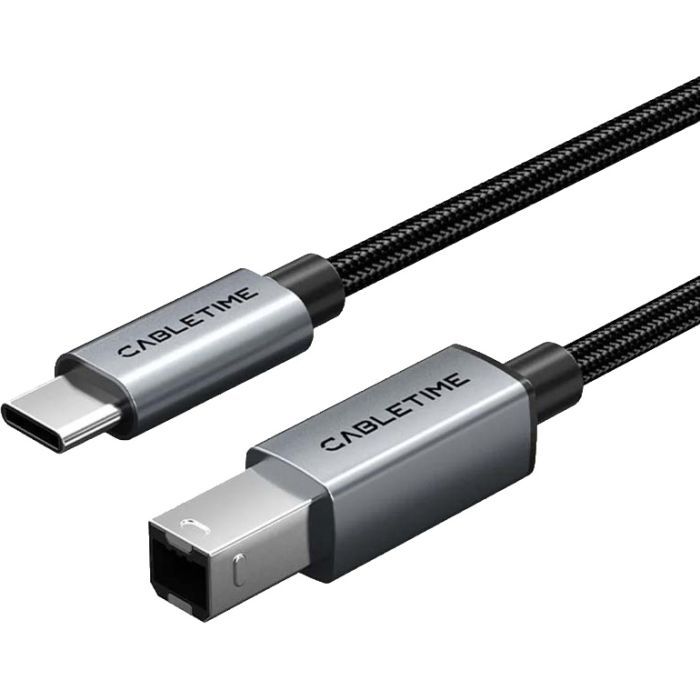Кабель для принтера Cabletime USB-C 2.0 to BM 2.0m Фото