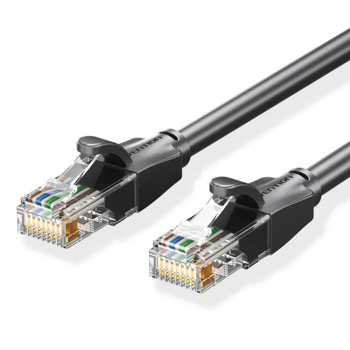 Патч-корд Vention 1.5м, UTP cat 6 RJ-45 black Фото
