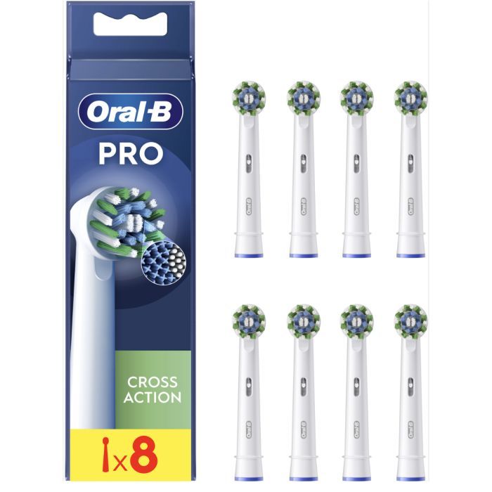 Насадка для зубной щетки Oral-B Cross Action EB50RX (8) Фото