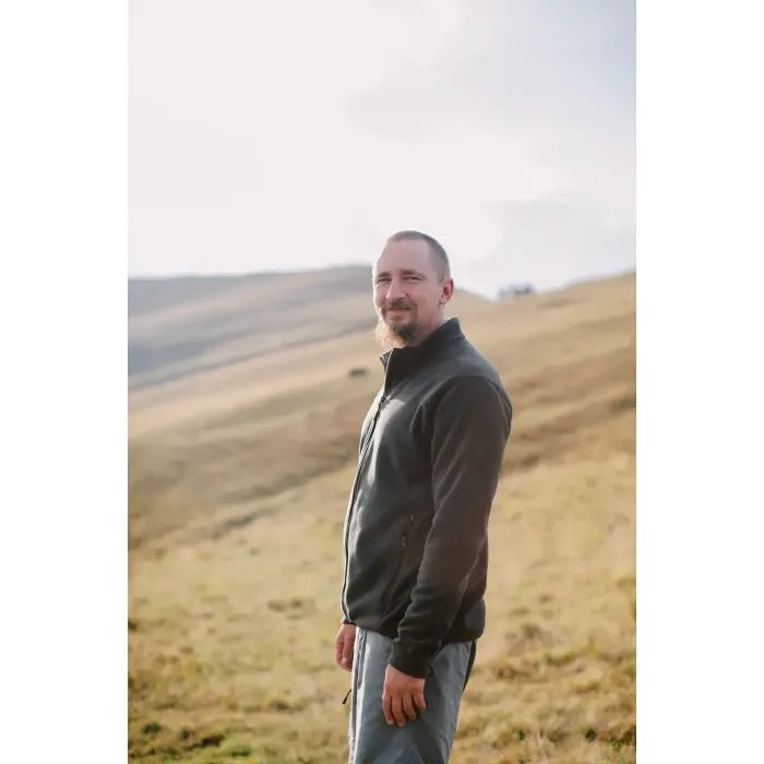 Кофта Tribe Fleece Jacket Full Zip T-KJ-0011-olive, 50 Фото