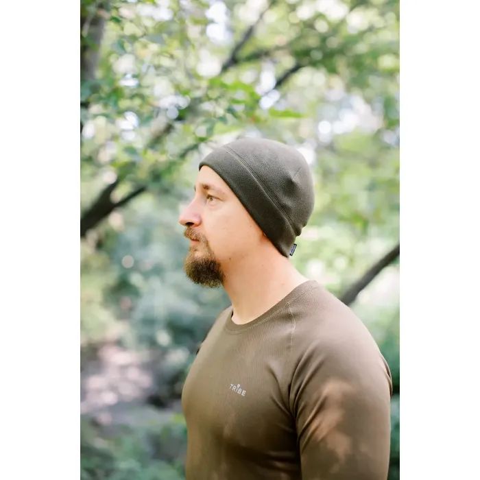 Шапка Tribe Fleece Hat T-KF-0018 OS, olive Фото