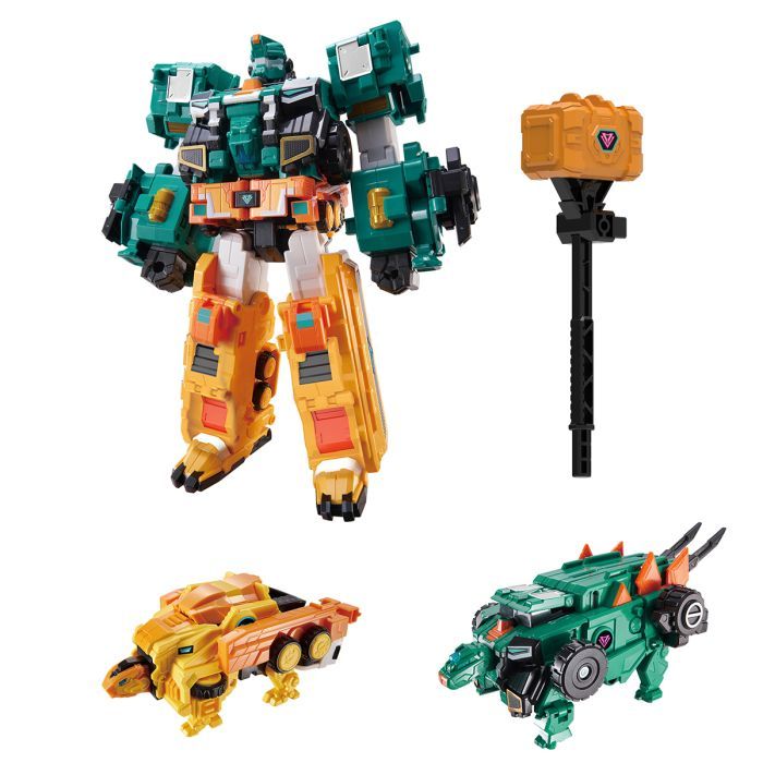 Трансформер Dinoster Стего Трон (2 машины, динозавры) Фото