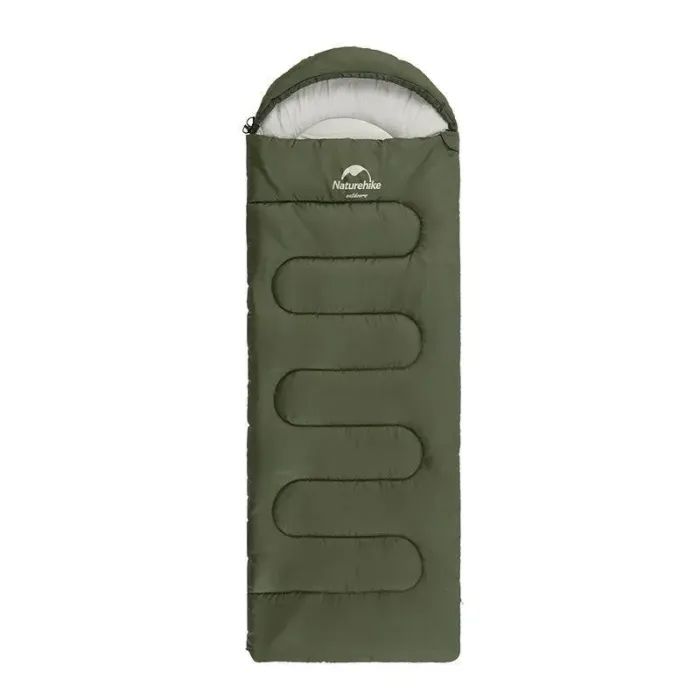 Спальный мешок Naturehike Y150L NH21MSD08, правий, темно-зелений Фото