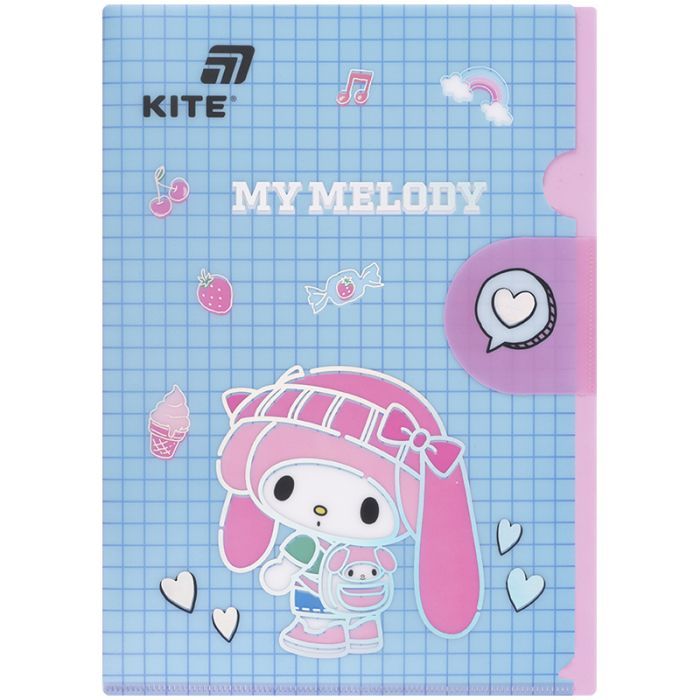 Папка – уголок Kite с клапаном A4 My Melody- 3 Фото