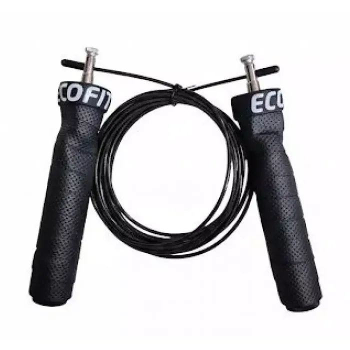 Скакалка Ecofit MDJR039 3 м чорна Фото