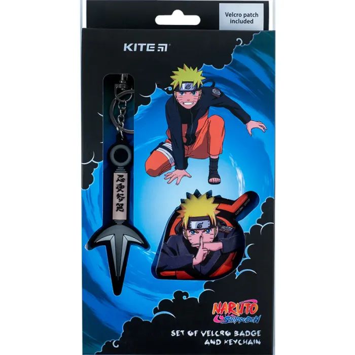 Бейдж Kite набор на липучке и подвеска Naruto Фото