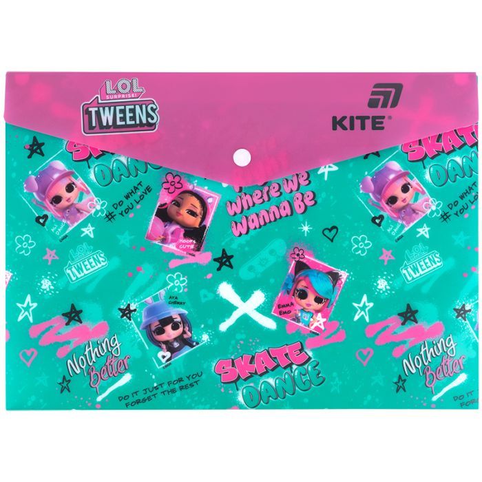 Папка – уголок Kite А4 LOL -1 Фото