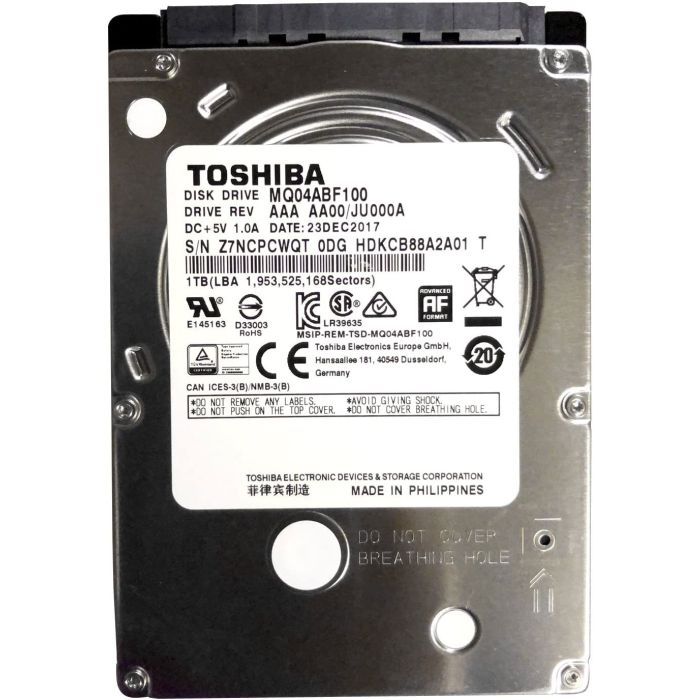 Жесткий диск для ноутбука Toshiba 2.5" 1TB Фото