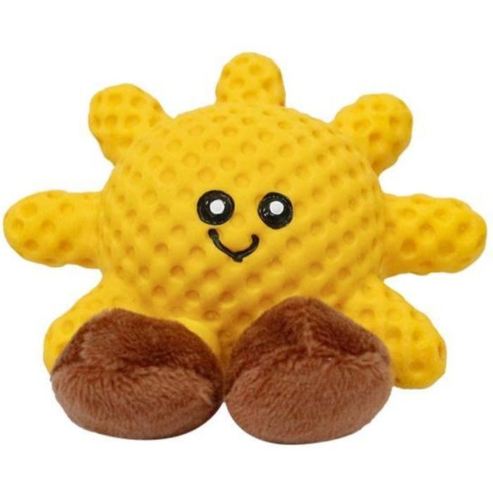 Игрушка для собак MISOKO&CO Сонце 9 см жовта Фото