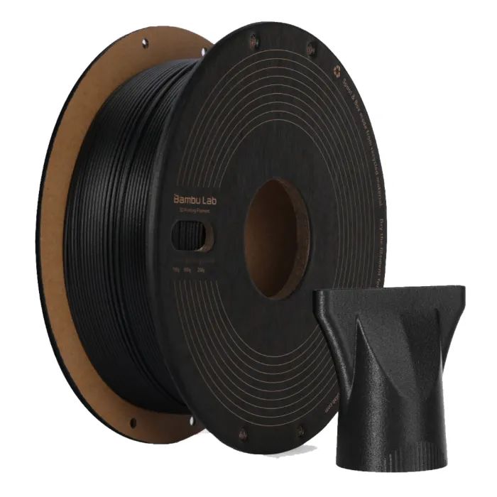 Пластик для 3D-принтера Bambu Lab PPA-CF 1.75mm 0.75kg Black Фото