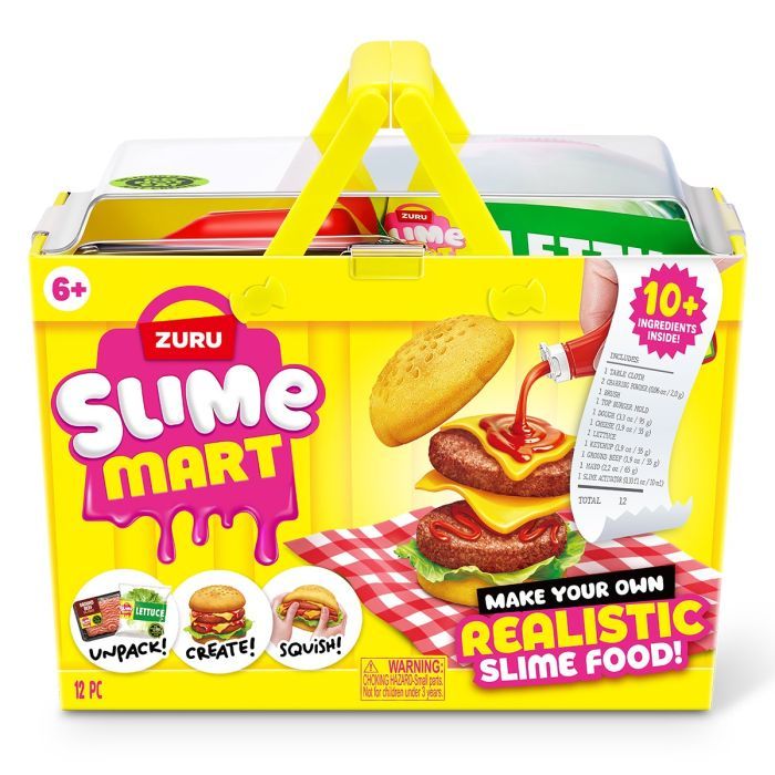 Игровой набор Slime Mart Shopping Basket Бургер Фото
