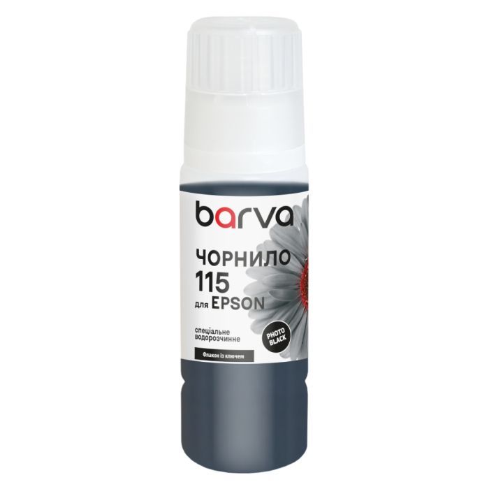 Чернила Barva Epson 115 70 мл, secial OneKey, photo-black Фото