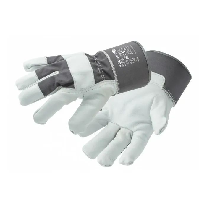 Защитные перчатки Hoegert SALZACH HT5K732-11 кожаный графит, 11 Фото