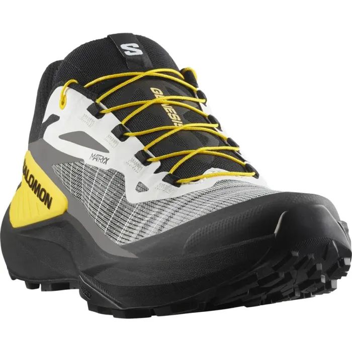 Кроссовки Salomon Genesis Black/White/Lemon 8 Фото