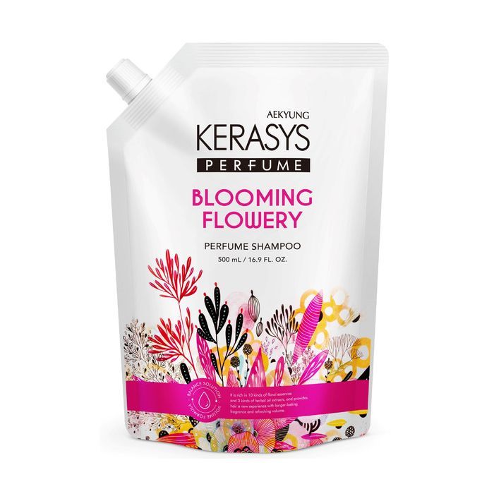 Шампунь KeraSys Blooming & Flowery Perfumed Shampoo Дой-пак 500 мл Фото