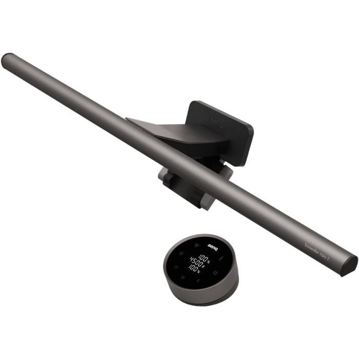 Настольная лампа BenQ Clip ScreenBar Halo 2 Dark Grey Фото