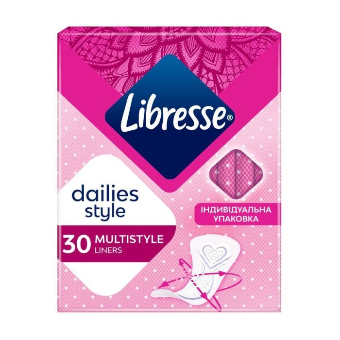 Ежедневные прокладки Libresse Dailies Style Multistyle 30 шт. Фото