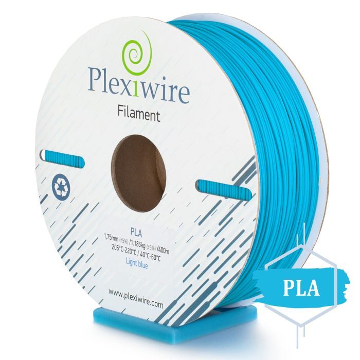 Пластик для 3D-принтера Plexiwire PLA1.75mm 1.2kg/400m Blue light Фото