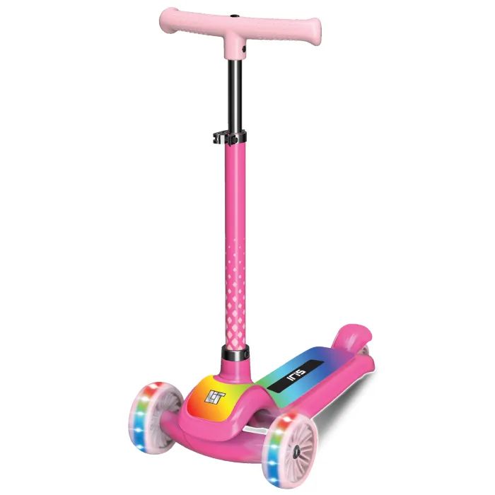 Самокат LiT Iris LAVA LED - Pink Фото