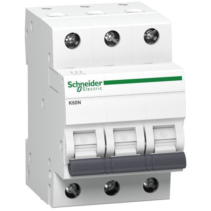 Автоматический выключатель Schneider Electric Acti9 K60N, 3P, 63A, B, 6кA Фото