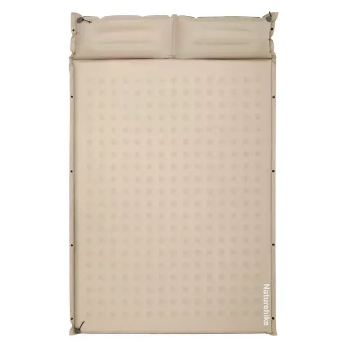 Туристический коврик Naturehike CNK2550WS025, вологостійкий, 200х130х6 см, бежевий Фото