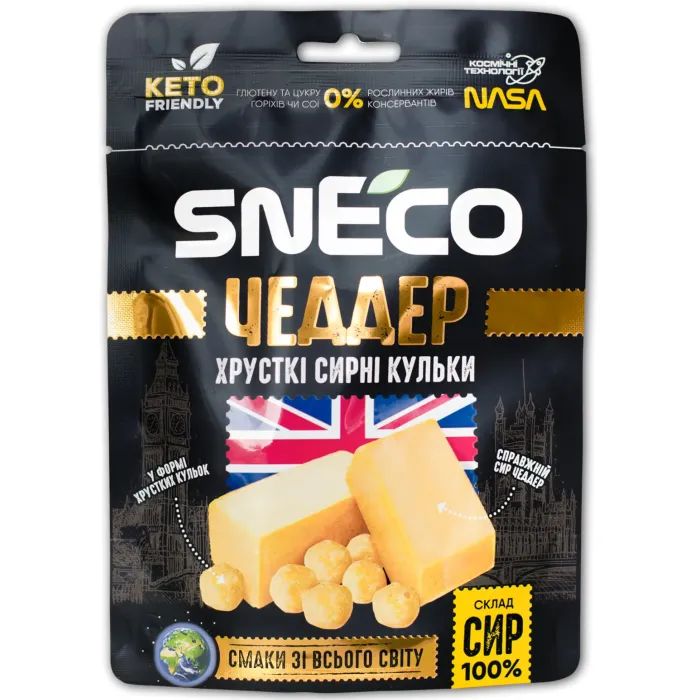 Сыр сушеный snEco Чеддер 28 г Фото