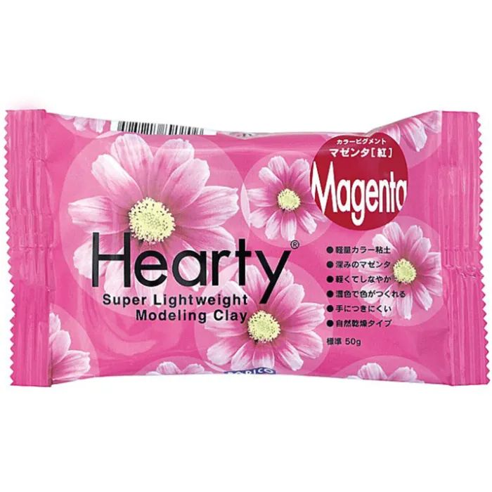 Пластика Padico NEW самозастигаюча Hearty, Маджента, 50 г Фото
