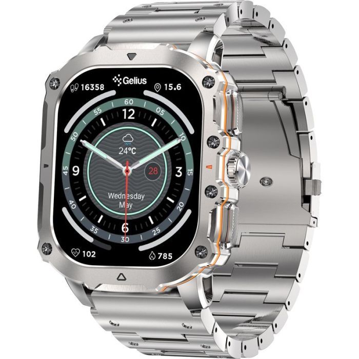 Смарт-часы Gelius Tactical Heavy (GP-SW016) Silver Titan Фото