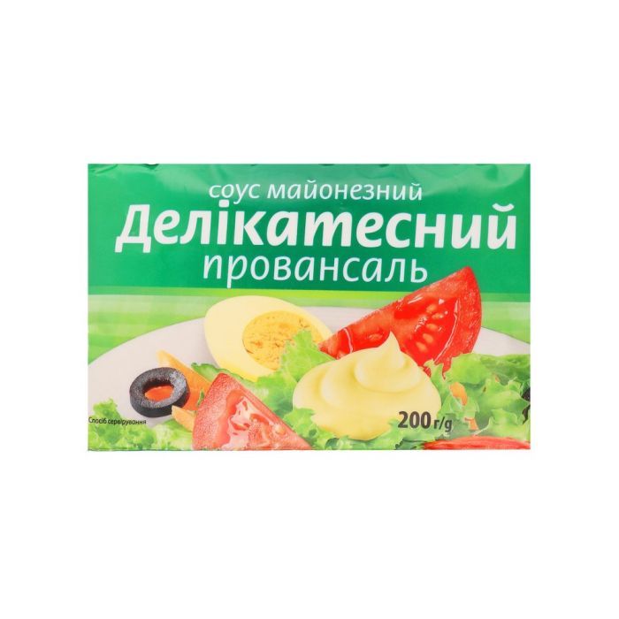 Соус Чумак Майонезный деликатесный провансаль 200 г Фото