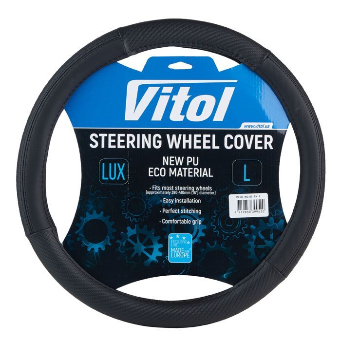 Чехол на руль VITOL L чорн Фото