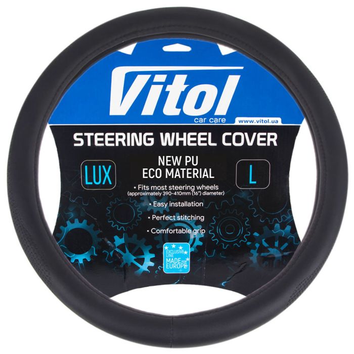 Чехол на руль VITOL L чорн Фото