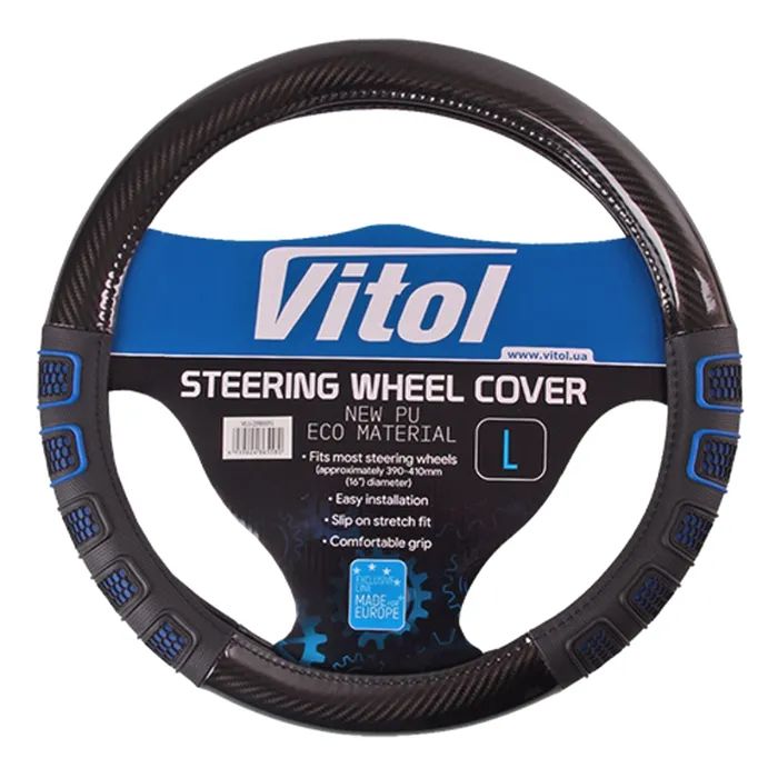 Чехол на руль VITOL L чорн Фото