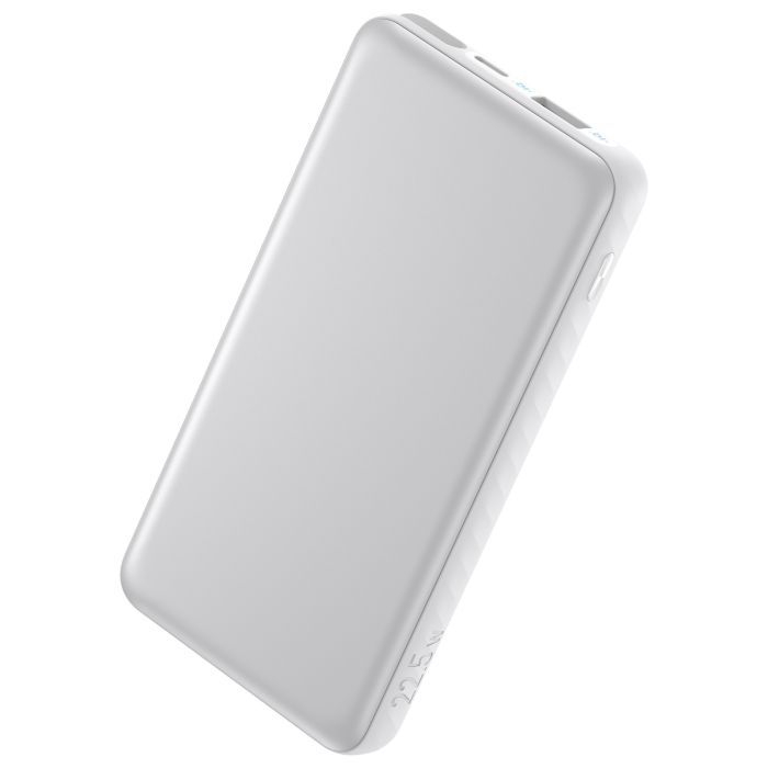 Батарея универсальная Anker 10000mAh 22.5W Built-In USB-C Cable White Фото