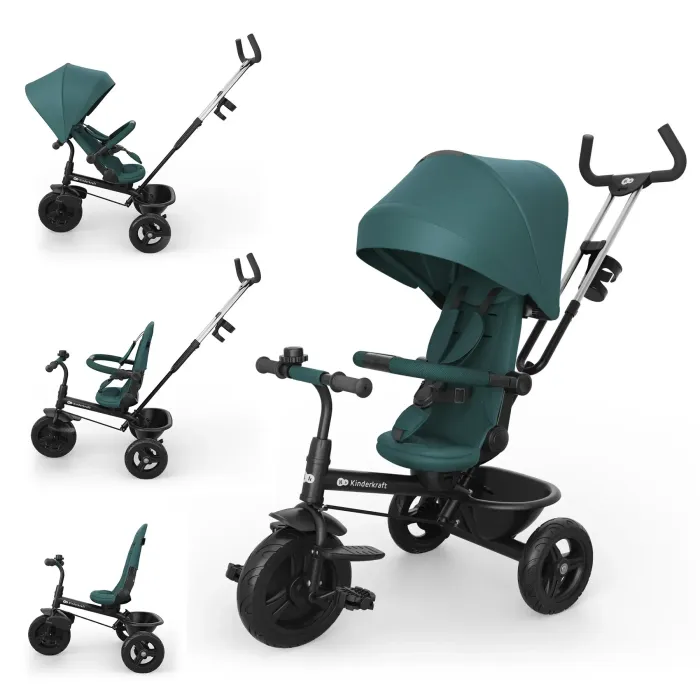 Детский велосипед Kinderkraft Aston 2 Plus Green (KRASTO02GREPL00) Фото