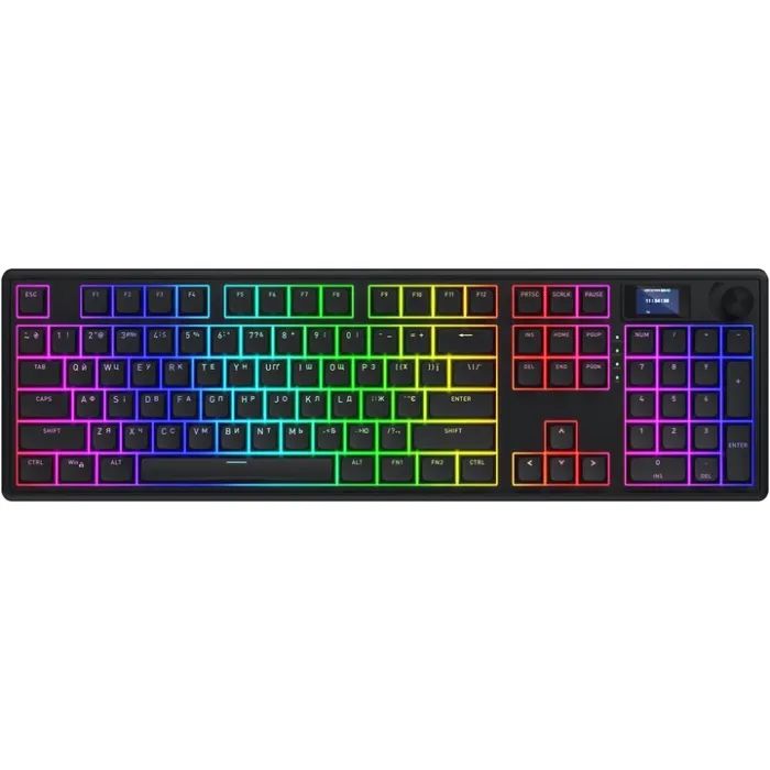 Клавиатура Hator Skyfall 100 PRO Aurum Vanila Silent RGB Wireless/B Фото