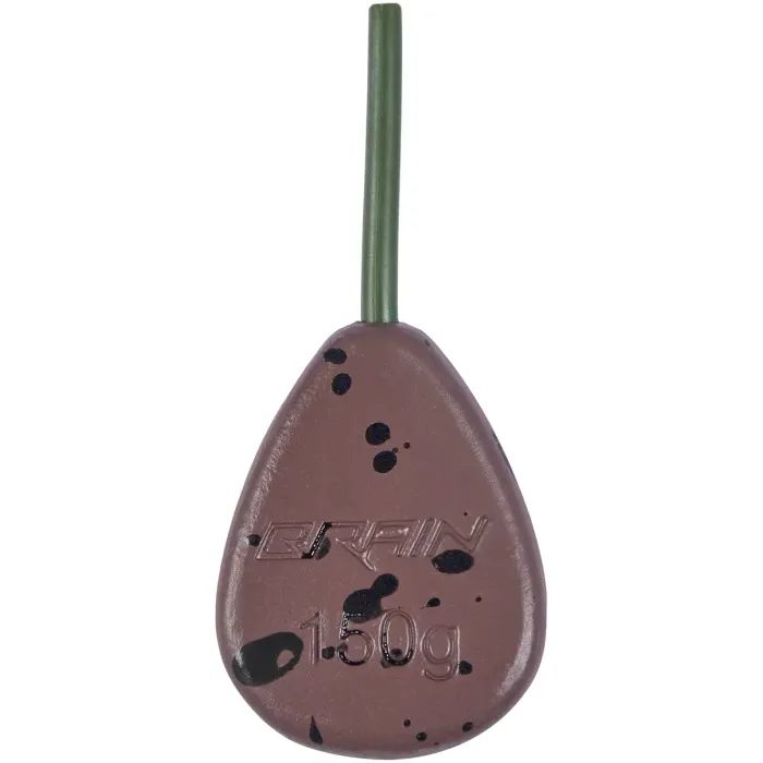 Грузило Brain In-Line Flat Lead 150g 2шт/уп Brown Фото